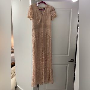 Anthropologie Blush Dress